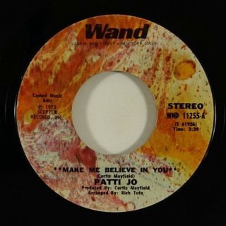 Patti Jo " Make Me Believe In You " 70s Soul Funk 45 Wand Mp3