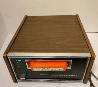 Vintage Craig Pioneer 3207 Solid State Stereo 8 - Track Player,