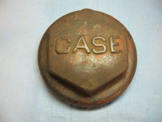 Vintage Case Tractor Cast Iron Hub Caps