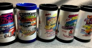 Goodguys Pacific Northwest Nationals Collectible Coffee Mugs Set Of 5 1989 - 1993