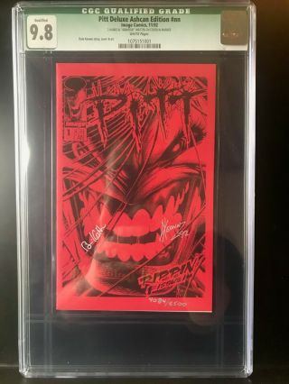 9.  8 Cgc Certified Pitt 1,  Deluxe Ashcan Edition,  Signed By Dale Keown,  Comic