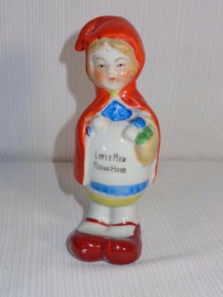 1930s Japan Figural Childs Toothbrush Holder Little Red Riding Hood