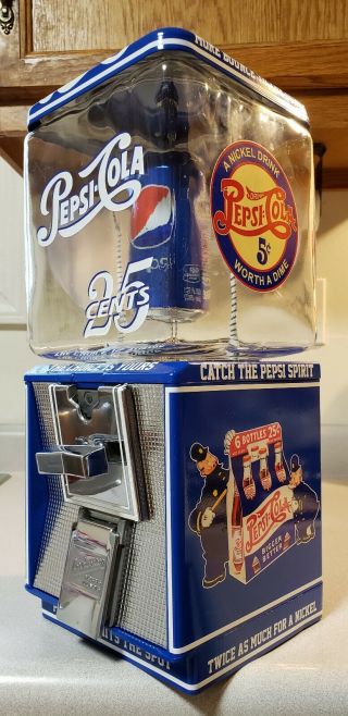 PEPSI COLA COIN OPERATED NORTHWESTERN GUMBALL CANDY MACHINE / SIGN 2