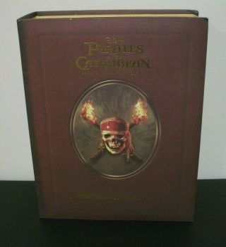 Disney Pirates Of The Caribbean Dead Mans Chest Storybook Christmas Ornament Set