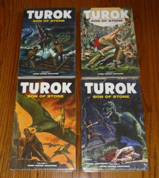 Turok Son Of Stone Archives Volume 4,  5,  6,  7 Dark Horse Hardcovers Dell