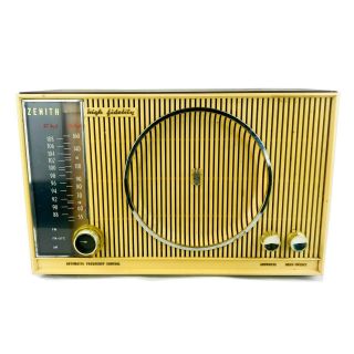 Zenith High Fidelity Am - Fm Radio Model H 845 Vintage 1950 (read)