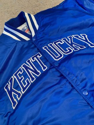 VTG University of Kentucky Wildcats UK KY Satin USA STARTER Jacket Size XXL 3
