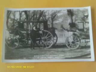 Scarce 1910s Rppc Size Photo Buffalo Bill Deadwood Coach Wild West Show Wagon