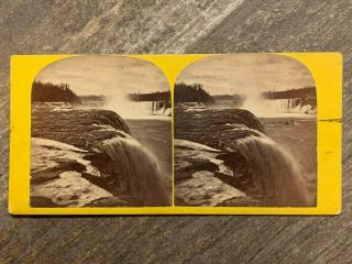 York Stereoview Niagara View Of The Falls By J J Reilly 1860s