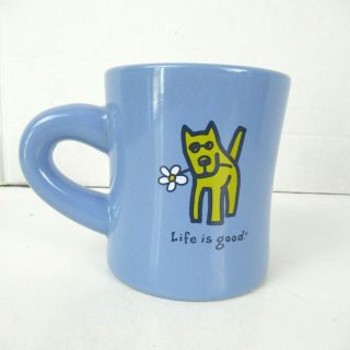 Life Is Good Coffee Mug Cup Blue Do What You Like What You Do