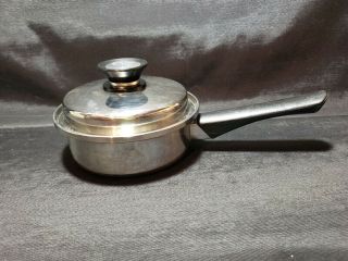 Vintage Amway Queen 18/8 Multi Stainless Steel 1 Quart Sauce Pan & Lid Canada