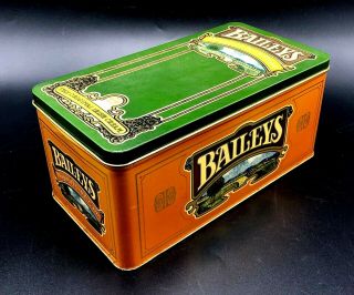 Vintage Tin Container Baileys Irish Cream Collectible Made In England