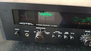 vintage rotel rx - 620 stereo receiver amp 2