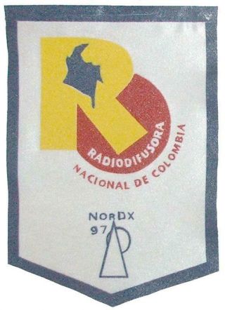 1997 Qsl Pennant: Radiodifusora Nacional De Colombia,  Bogota
