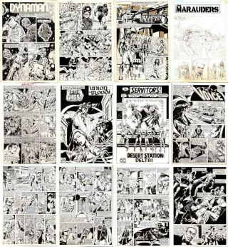Robb Phipps Unpublished Art Dynaman,  Iron Ghost,  The Voice 12 Pages