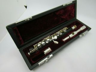 Vintage Dy Made In Usa Piccolo Flute With Case