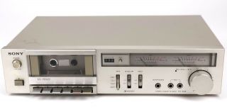 Vintage Sony Tc - K22 Silver Faced Stereo Cassette Deck Eb - 954 7.  B5