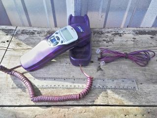 Wow Vintage Retro Telephone Purple See Through Jwin Digital Landline Telephone