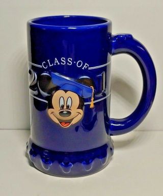 The Disney Store Mickey Mouse Ceramic Class Of 2001 Coffee Cup Collectible Mug