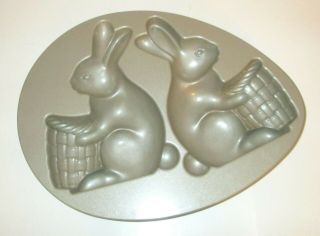 Nordicware Easter Bunny And Basket Cake Pan 3d