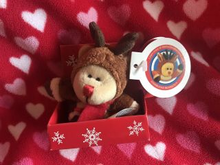 Starbucks Coffee Bearista Bear Rudolph Reindeer Mini Plush Magnet 28th Box