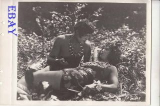 Sexy Gilda Gray W/ Barechested Warner Baxter Vintage Photo