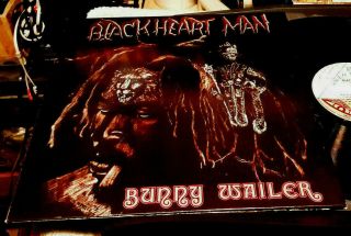 Bunny Wailer Blackheart Man Solomonic Label Reggae Vinyl Lp Record Album Import