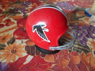 1976 Atlanta Falcons Mini Nfl Football Helmet Coin Bank W Stopper