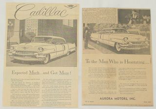 1955 - 56 Cadillac Car Newspaper Ads (9)