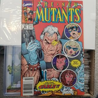 The Mutants 87 Marvel Comic Book 1st Appearance Of Cable Stryfe