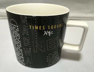 Starbucks Nyc Times Square York City Coffee Cup Mug Limited Edition 14 Ounce