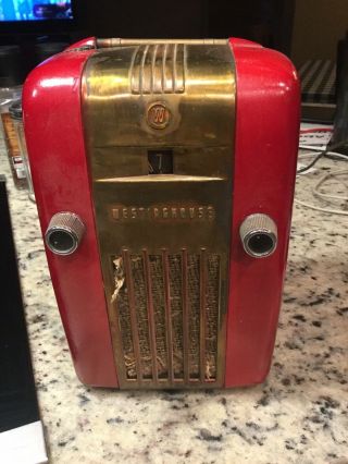 Westinghouse Refrigerator Radio Am Tube " Little Jewel "