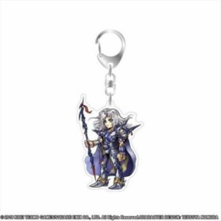 Dissidia Final Fantasy Iv Cecil Acrylic Keychain Keyring Square - Enix Japan