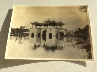 Chinese Photo Unknown Building Temple ? Shanghai Peking Hong Kong Interest