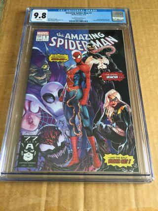 Spider - Man 1 Cgc 9.  8 Mutants 98 Homage Campbell Variant A (2018)