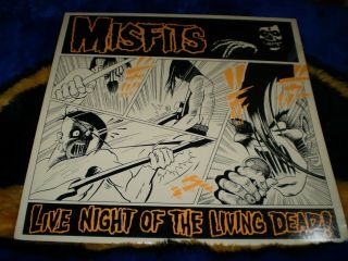 Misfits " Live Night Of The Living Dead " Vinyl In