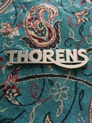 Thorens Badge (chrome Version) For Your Td124/td - 124,  Td - 224,  And Td - 125,  126