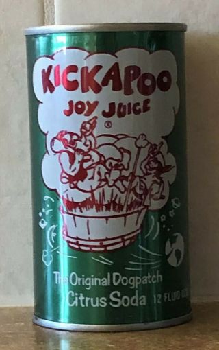 Vintage Kickapoo Joy Juice Soda Pop Can 12 Oz Straight Steel Atlanta Ga