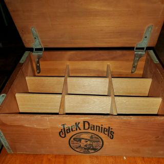 Vintage Jack Daniels Whiskey Old No.  7 Wooden Box Lynchburg,  Tn 18 X 12 X 7
