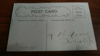 Vintage 1910 Halloween Post card with Giblins & Whites L&E Series 2262 2