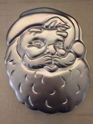 Wilton Cake Pan Vintage Santa Claus Head Face 502 - 2308 1979 Retired Christmas