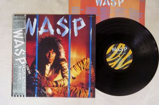 Wasp Inside The Electric Circus Capitol Ecs - 91194 Japan Obi Promo Vinyl Lp