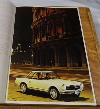 1967 MERCEDES BENZ 250 SL 250SL Automobile Brochure 2
