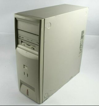 Vintage Compaq Deskpro Pd1000 Series Pc Pentium Ii 350mhz 256mb Ram 10gb Hdd