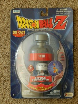 Dragonball Z Capsule Corporation Spaceship W/ Master Roshi 1138 Nip