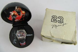 Vintage Michael Jordan Avon Watch Wilson 23 Basketball Chicago Bulls