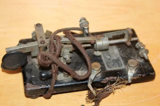 Vintage Vibroplex Telegraph Signal Key Keyer Bug Morse Code Serial 79904