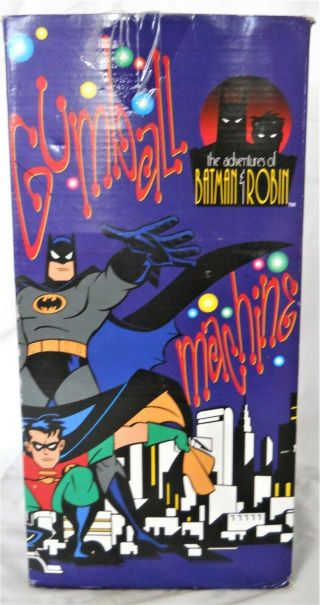 Vintage Adventures Of Batman & Robin,  Gumball Machine,  1995 Dc Comics Nib
