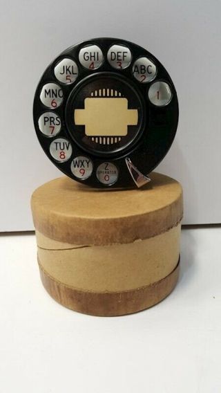 Vintage Old Stock Replacement Rotary Dial For Telephones By Nanasi Co Inc