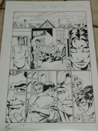 Ultimate Spiderman Art Issue 2 Page 17 Bagley Thibert